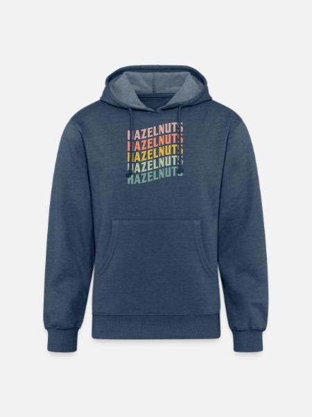 Hazelnuts - Unisex Organic Hoodie - heather navy
