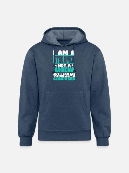 Streamer - Unisex Organic Hoodie - heather navy