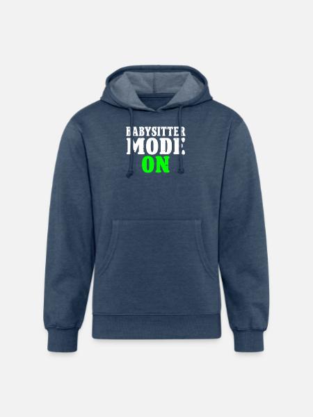 Babysitter Babysitting - Unisex Organic Hoodie - heather navy