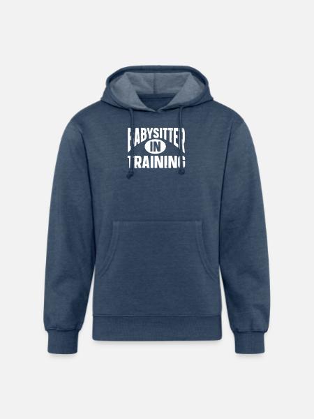 Babysitter Babysitting - Unisex Organic Hoodie - heather navy