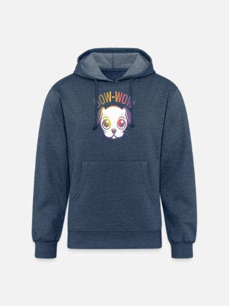 dog loyalty - Unisex Organic Hoodie - heather navy