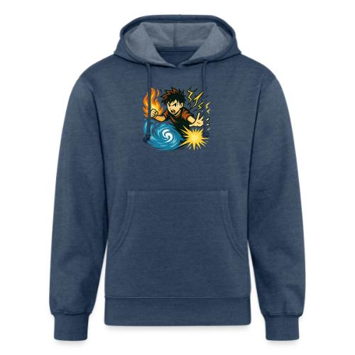 Anime Elemental Warriors | Fire, Water, Lightning - Unisex Organic Hoodie