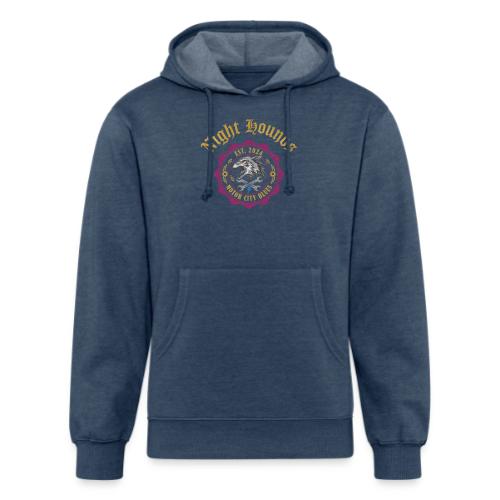Night Hounds Wolf Patch - Unisex Organic Hoodie