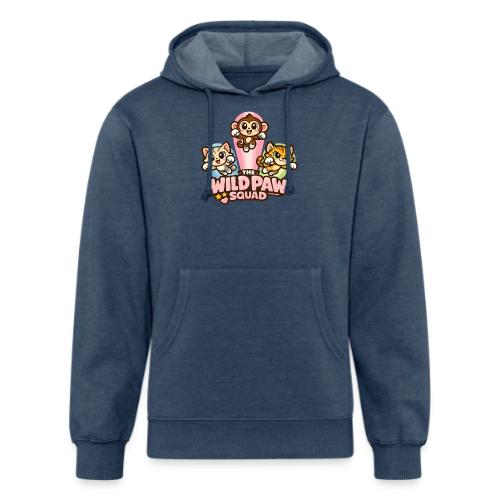 Wild Paw Squad Cute Animal Friends - Unisex Organic Hoodie
