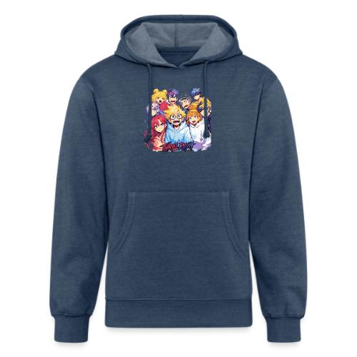 Thrill Rush Anime Squad Streetwear - Unisex Organic Hoodie