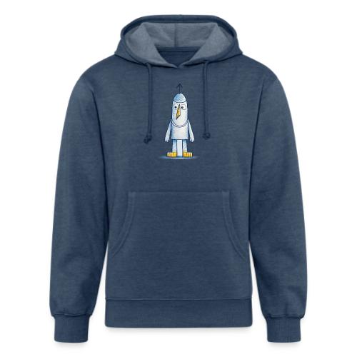 Funny Doodle Bird Character - Unisex Organic Hoodie
