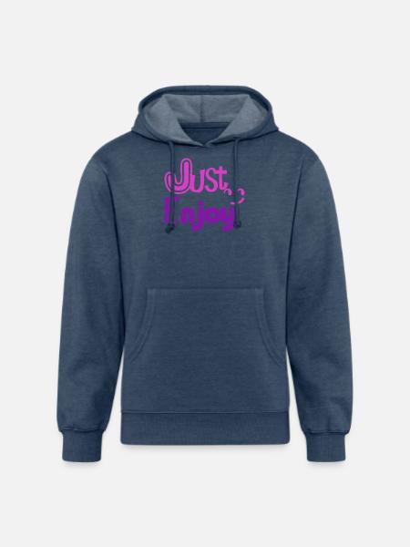 Just Enjoy - Unisex Organic Hoodie - heather navy