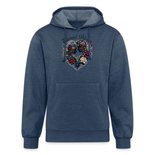 Eternal Bloom Embrace T-Shirt - Unisex Organic Hoodie