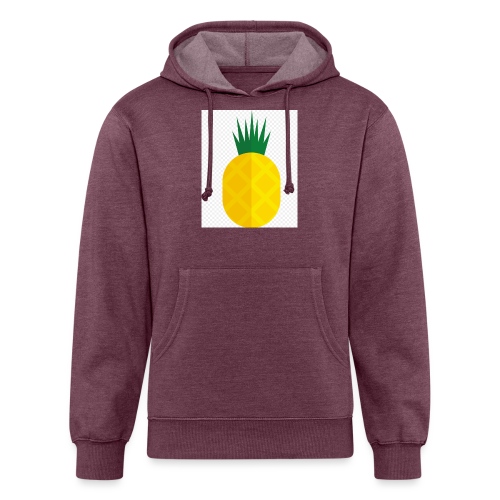 Pixel looking Pineapple - Unisex Organic Hoodie