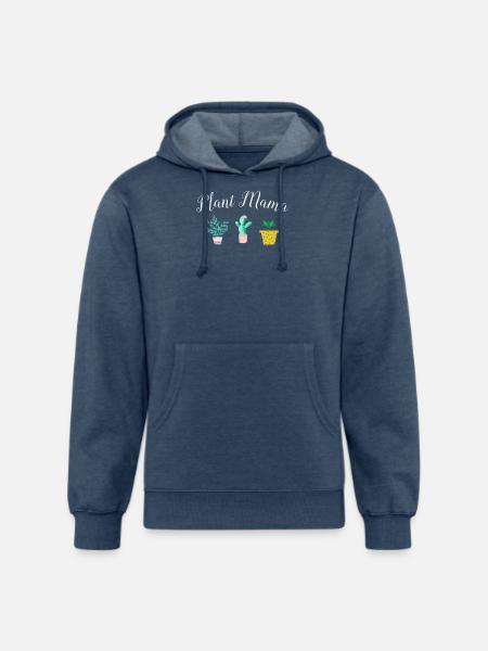 Plant Mama - Unisex Organic Hoodie - heather navy