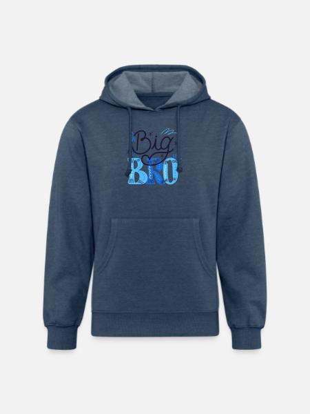 Big Bro - Unisex Organic Hoodie - heather navy