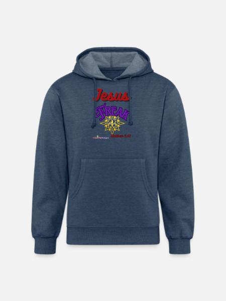 Jesus Freak 2 0 - Unisex Organic Hoodie - heather navy