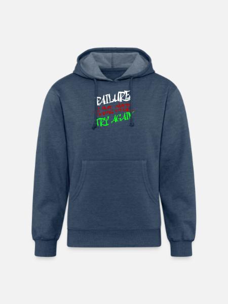 Bold Graffiti - Unisex Organic Hoodie - heather navy