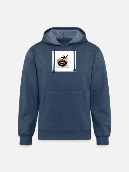 page 5 - Unisex Organic Hoodie - heather navy