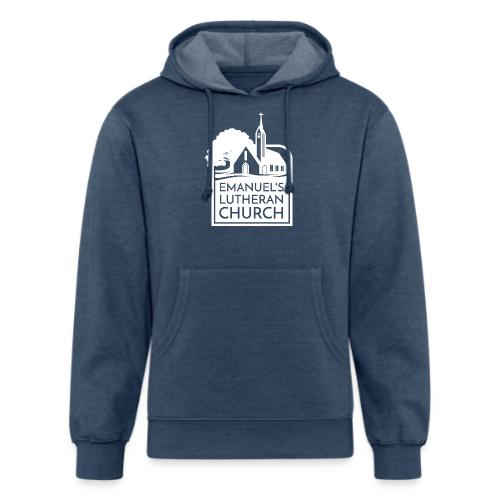 Single Vertical white2 - Unisex Organic Hoodie