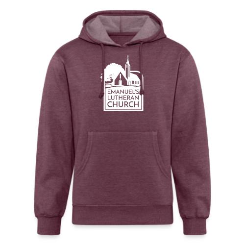 Single Vertical white2 - Unisex Organic Hoodie