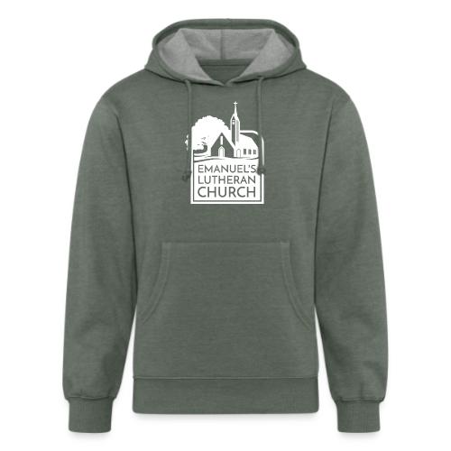 Single Vertical white2 - Unisex Organic Hoodie
