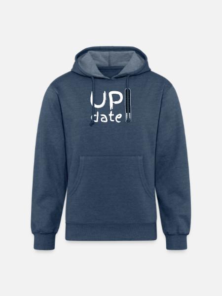 UPdate - Unisex Organic Hoodie - heather navy