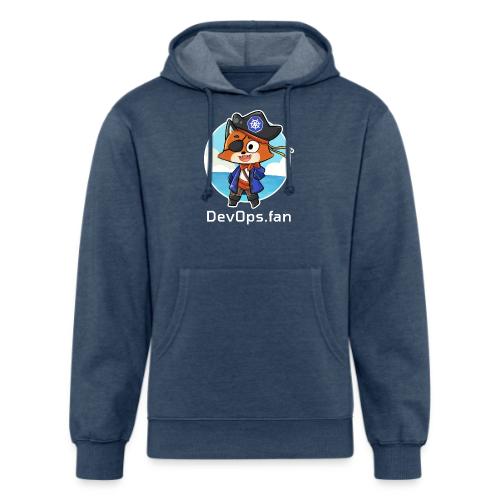DevOps.fan Pirate Foxy zip hoodie - Unisex Organic Hoodie