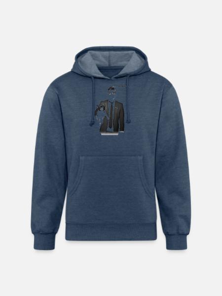 LCD Sound System - Unisex Organic Hoodie - heather navy