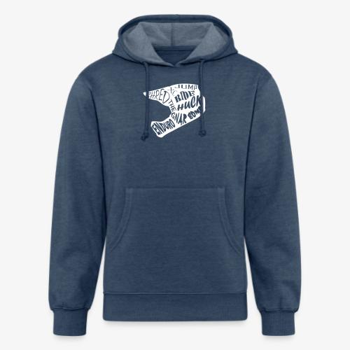 MTB Slang Helmet - Unisex Organic Hoodie
