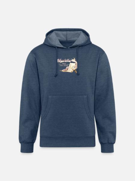 Manifesting Magic Checklist - Unisex Organic Hoodie - heather navy
