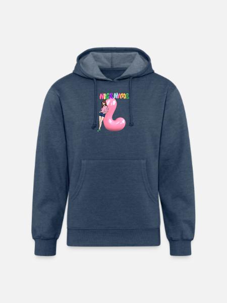 Nick Name L - Unisex Organic Hoodie - heather navy