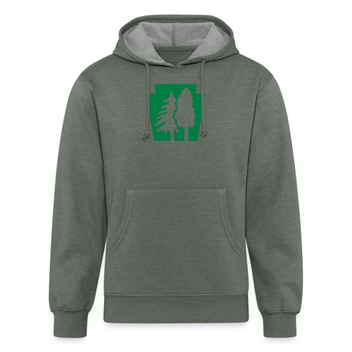 PA Keystone w/trees - Unisex Organic Hoodie