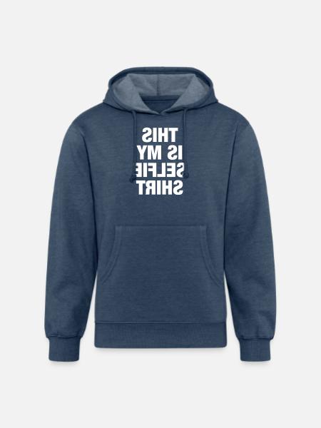 This is My Selfie - Unisex Organic Hoodie - heather navy