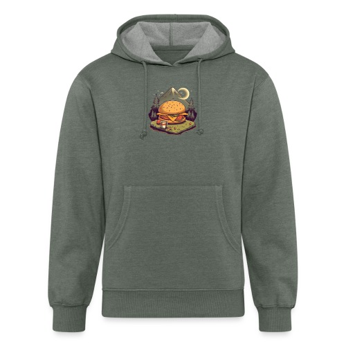 Cheeseburger Campout - Unisex Organic Hoodie