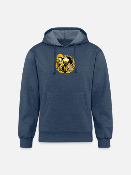 IlluminET69 - Unisex Organic Hoodie - heather navy