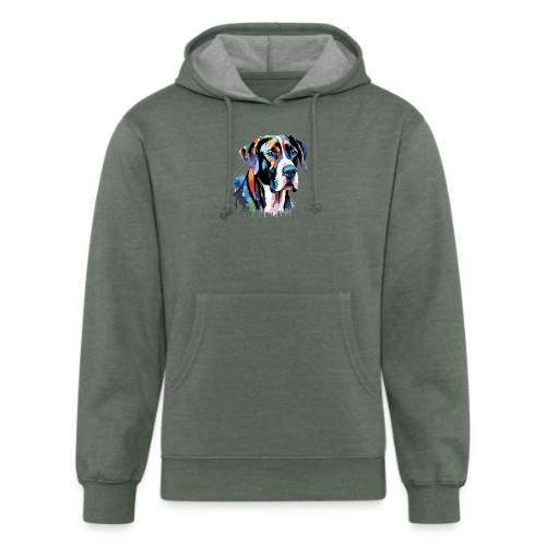 Tank - the Great Dane - Unisex Organic Hoodie