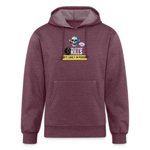 Collectivism Kills Transparent Design - Unisex Organic Hoodie