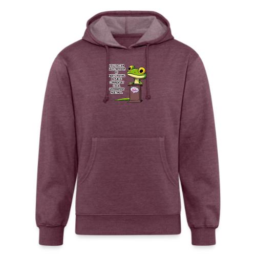 Public Comment Lizard Design - Unisex Organic Hoodie