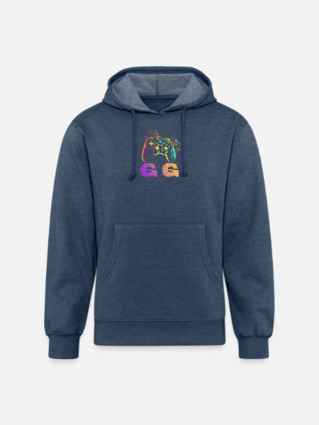 GG - Unisex Organic Hoodie - heather navy
