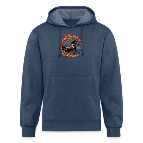 Year of the Horse Fiery Spirit T Shirt, Lunar New - Unisex Organic Hoodie
