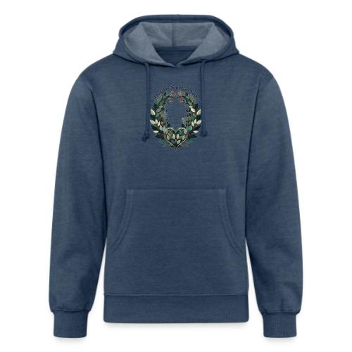 Crowned by Your Love Forever Laurel Wreath T-Shirt - Unisex Organic Hoodie