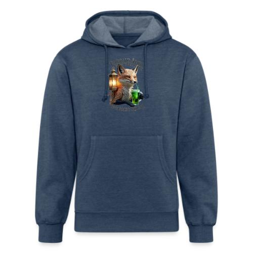 Emerald Alibi Fox Graphic Tee - Unisex Organic Hoodie