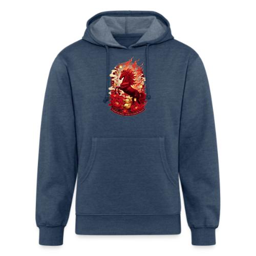 Year of the Horse Ascent T Shirt, Lunar New Year - Unisex Organic Hoodie