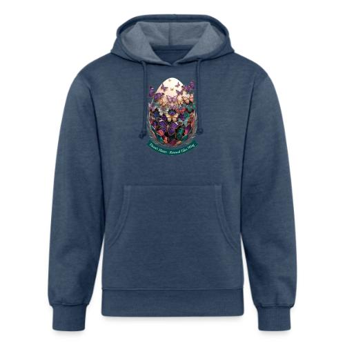 Easter Dawn's Flutter Butterfly T Shirt, Gift - Unisex Organic Hoodie