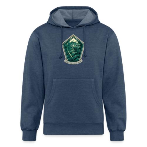 Easter Unfurl in Light Fern T Shirt, Spring Gift - Unisex Organic Hoodie