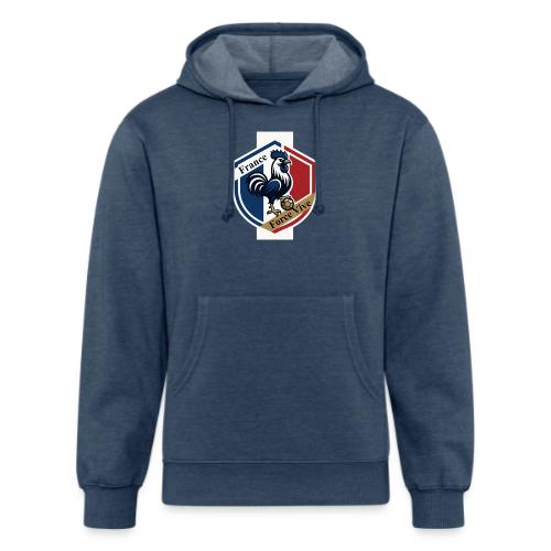 France Rooster T-Shirt, Bleu-Blanc-Rouge gift - Unisex Organic Hoodie