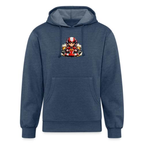 Carcadelogoracerfront - Unisex Organic Hoodie