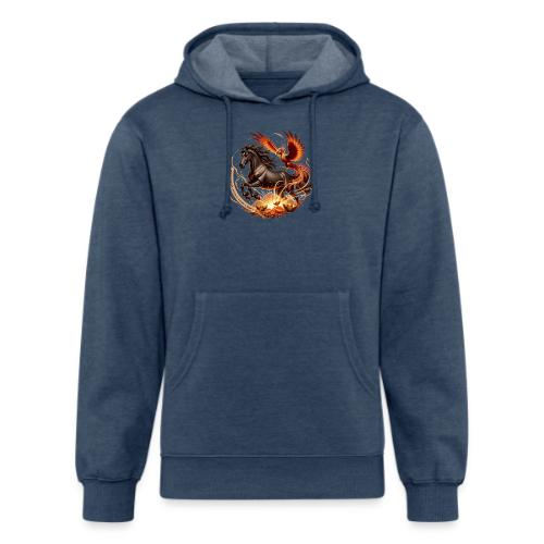 Year of the Horse Phoenix T Shirt, Lunar NY Gift - Unisex Organic Hoodie