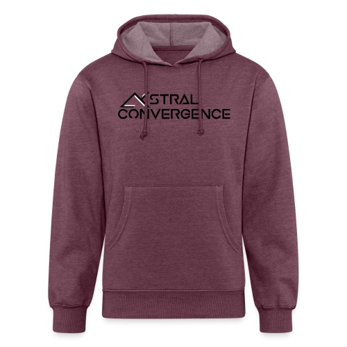 Astral Convergence Lettering - Unisex Organic Hoodie
