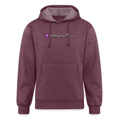 HobbyDad is Rad Purple with White Text - Unisex Organic Hoodie