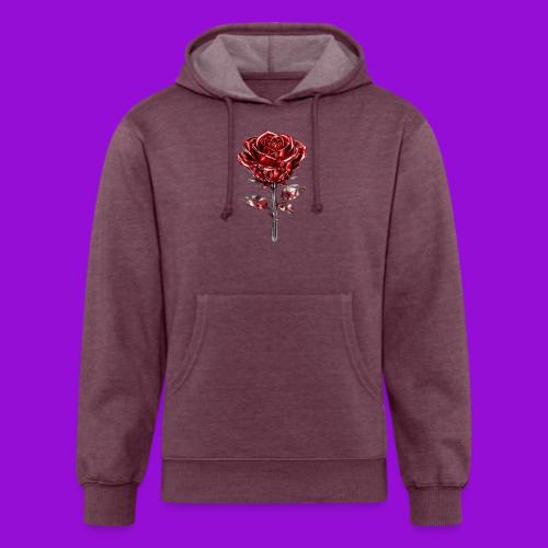 2 Set - Silver and Gold Roses - Unisex Organic Hoodie