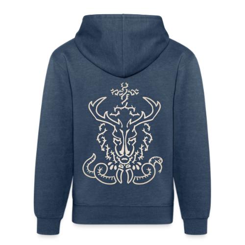 CHRISTmas Stag Light - Unisex Organic Hoodie