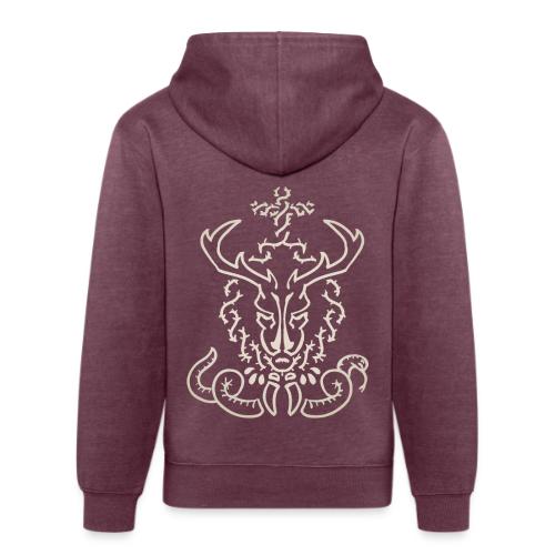 CHRISTmas Stag Light - Unisex Organic Hoodie