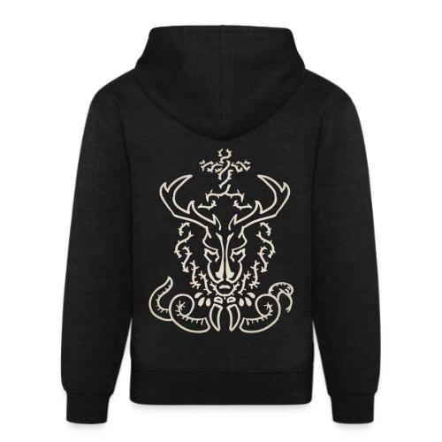 CHRISTmas Stag Light - Unisex Organic Hoodie